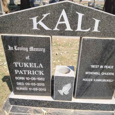 KALI Tukela Patrick 1962-2013