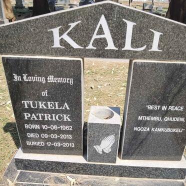 KALI Tukela Patrick 1962-2013