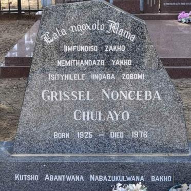 CHULAYO Grissel Nonceba 1925-1976