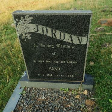 JORDAN Annie 1916-1966