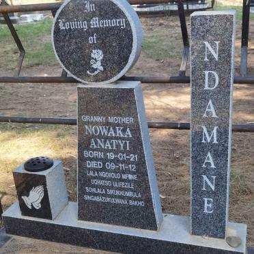 NDAMANE Nowaka Anatyi 1921-2012