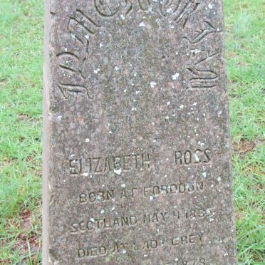 ROSS Elizabeth 1838-1878 
