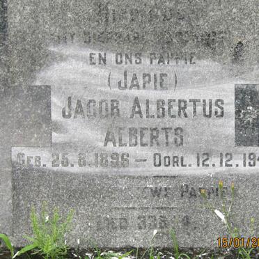 ALBERTS Jacob Albertus 1896-1941