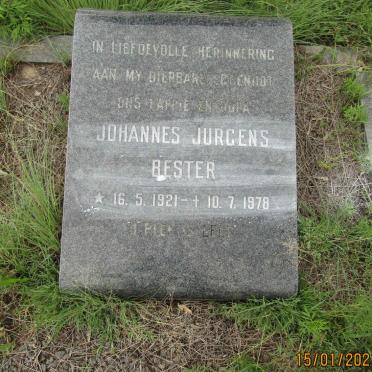 BESTER Johannes Jurgens 1921-1978