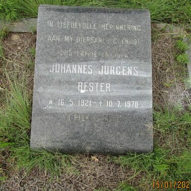 BESTER Johannes Jurgens 1921-1978