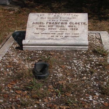 CLOETE Daniel Francois 1855-1929