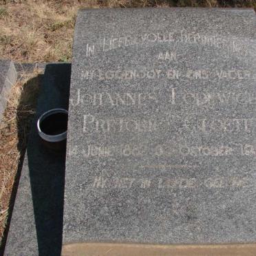 CLOETE Johannes Lodewicus Pretorius 1882-19??
