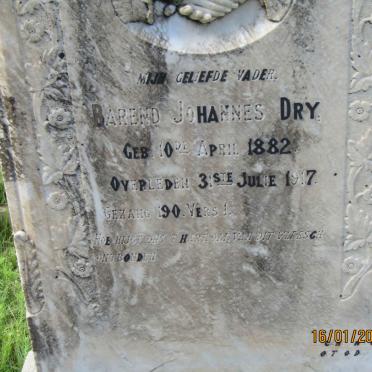 DRY Barend Johannes 1882-1917