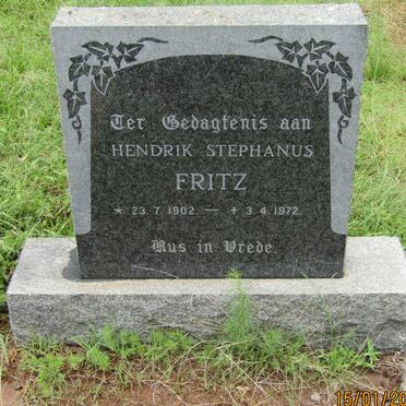 FRITZ Hendrik Stephanus 1902-1972