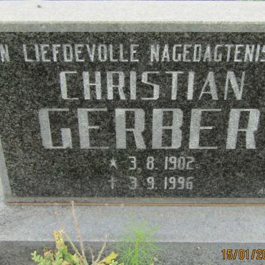 GERBER Christian 1902-1996