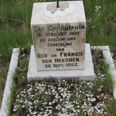HEERDEN ?, van 1952-1952