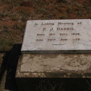HARRIS F.J. 1858-1939