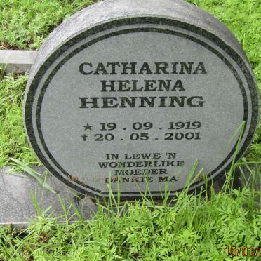 HENNING Catharina Helena 1919-2001