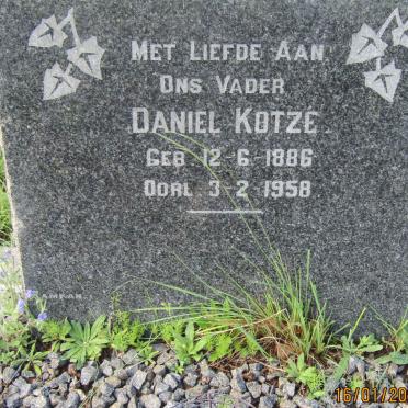 KOTZE Daniel 1886-1958