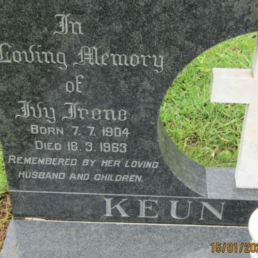 KEUN Ivy Irene 1904-1963