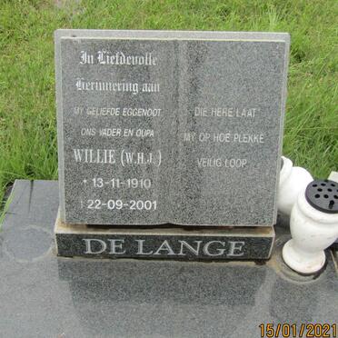 LANGE W.H.J., de 1910-2001