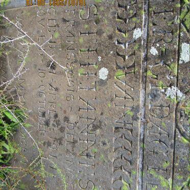 LANGE St?htannes Fransscois, de 1917-19??