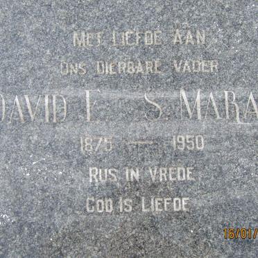 MARAIS David E.S. 1875-1950