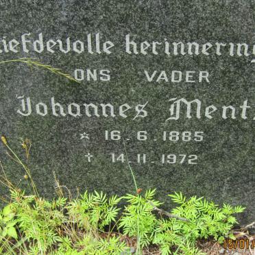 MENTZ Johannes 1885-1972