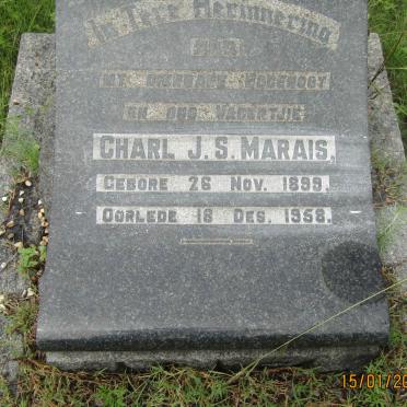 MARAIS Charl J.S. 1899-1958