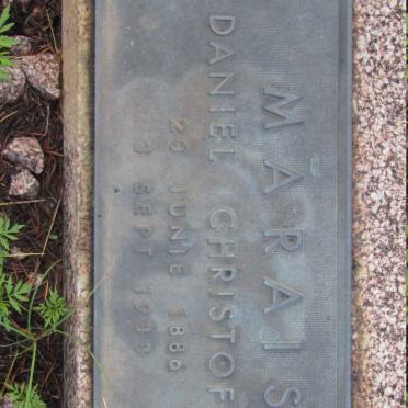 MARAIS Daniel Christoffel 1886-1933