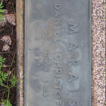 MARAIS Daniel Christoffel 1886-1933
