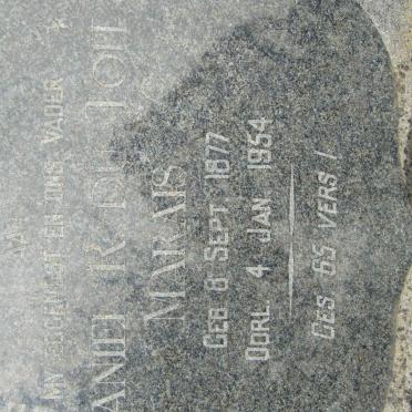 MARAIS Daniel R. Du Toit 1877-1954