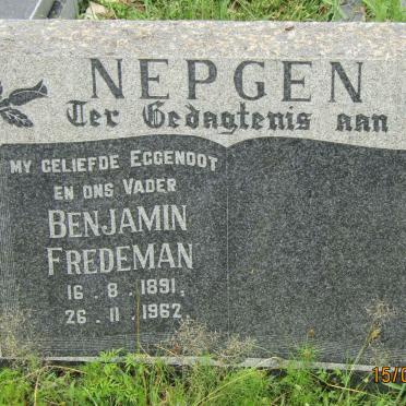 NEPGEN Benjamin Fredeman 1891-1962