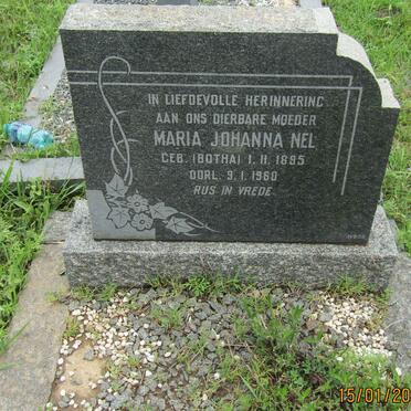 NEL Maria Johanna nee BOTHA 1895-1960