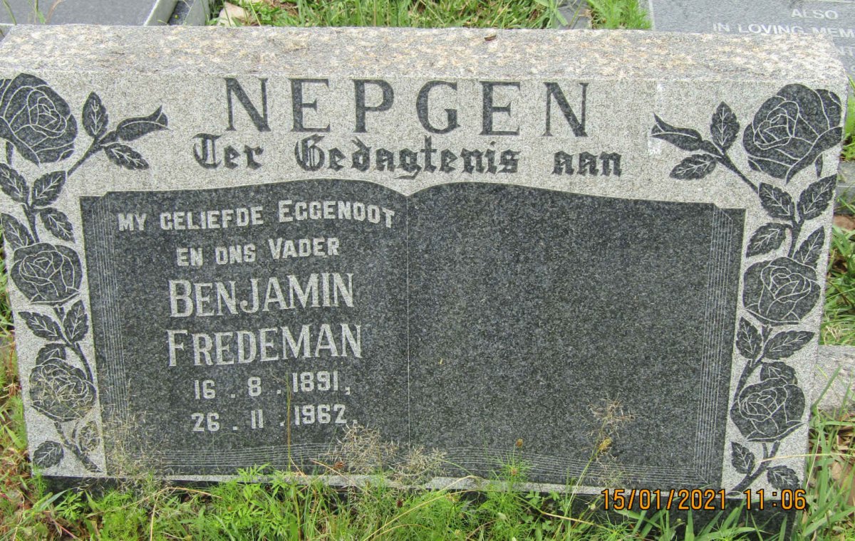 NEPGEN Benjamin Fredeman 1891-1962