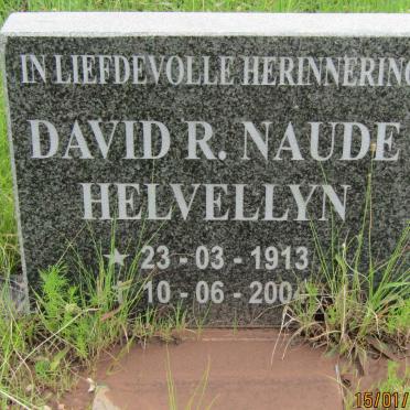 NAUDE David R. 1913-2004