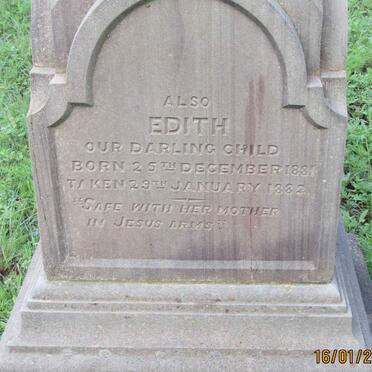 NESBITT Edith 1881-1882