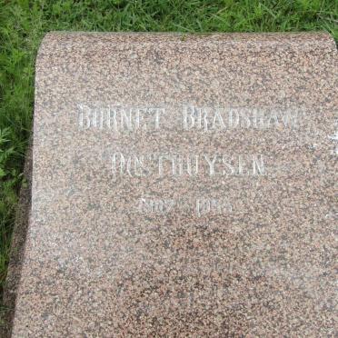 OOSTHUYSEN Burnet Bradshaw 1907-1955