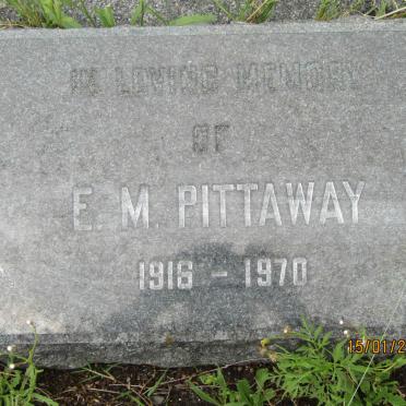 PITTAWAY E. M. 1916-1970