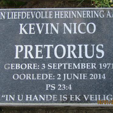 PRETORIUS Kevin Nico 1971-2014