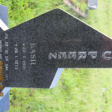 PREEZ Basil, du 1931-1973
