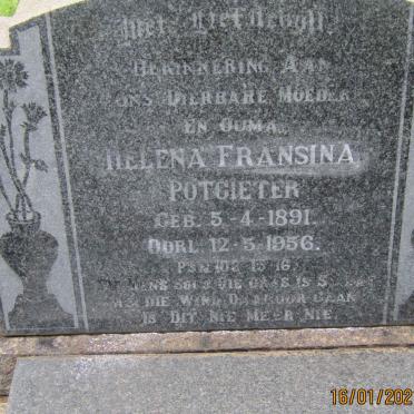 POTGIETER Helena Fransina 1891-1956