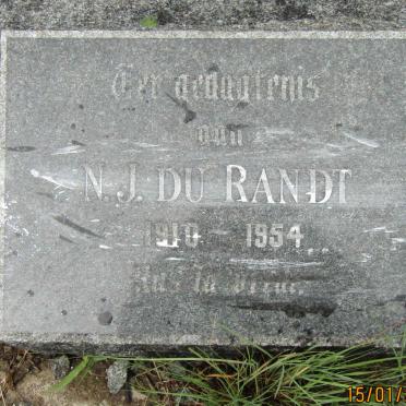 RANDT N. J., du 1910-1954