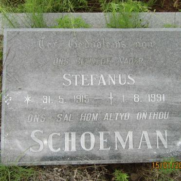 SCHOEMAN Stefanus 1915-1991