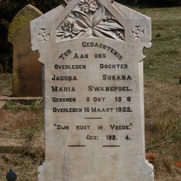 SWANEPOEL Jacoba Susana Maria 190?-1922