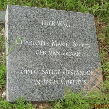STOLTZ Charlotte Marie nee VAN GRAAN