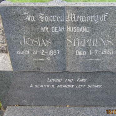STEPHENSON Josias 1887-1953