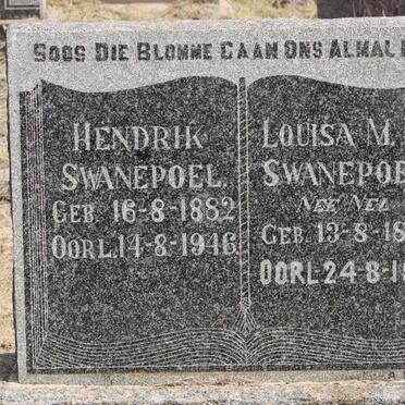 SWANEPOEL Hendrik 1882-1946 &amp; Louisa M.H. NEL 1893-1960