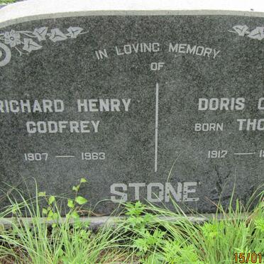 STONE Richard Henry Godfrey 1907-1963 &amp; Doris Olga THOMAS 1912-1969