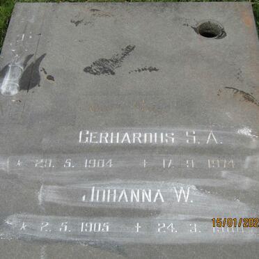 STRYDOM Gerhardus S.A. 1904-1974 &amp; Johanna W. 1905-1980