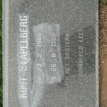 STAPELBERG Koot 1906-1980