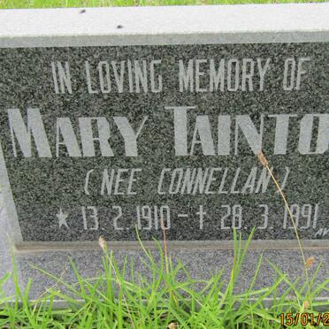 TAINTON Mary nee CONNELLAN 1910-1991