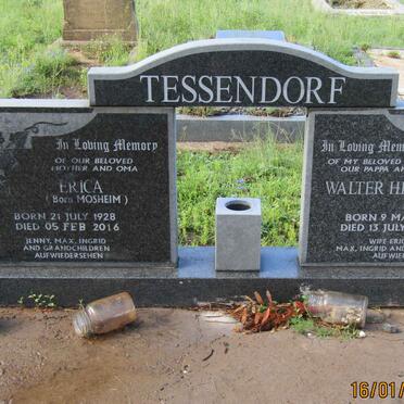 TESSENDORF Walter Herman 1919-2006 &amp; Erica MOSHEIM 1928-2016