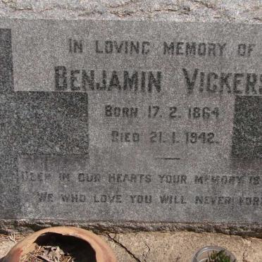 VICKERS Benjamin 1864-1942