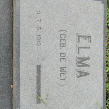 VORSTER Jan Kemp 1914-1982 &amp; Elma DE WET 1918-